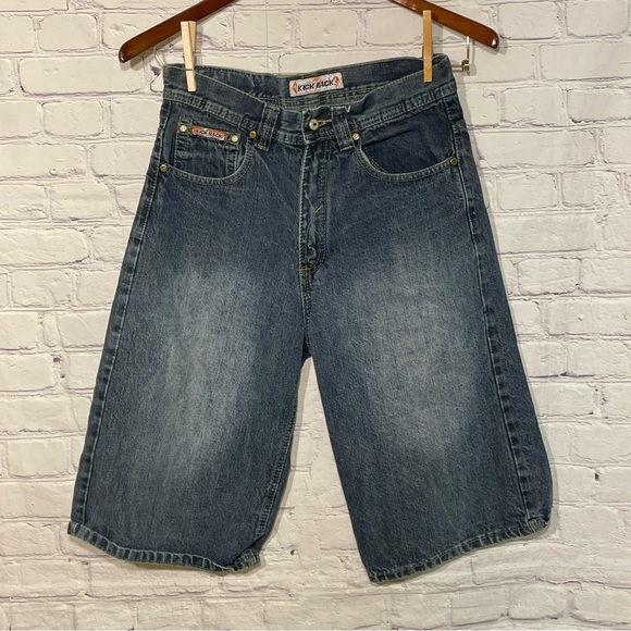 Vintage Other - Vintage Kick Back Authentic Collection Y2K Denim Shorts Sz 30